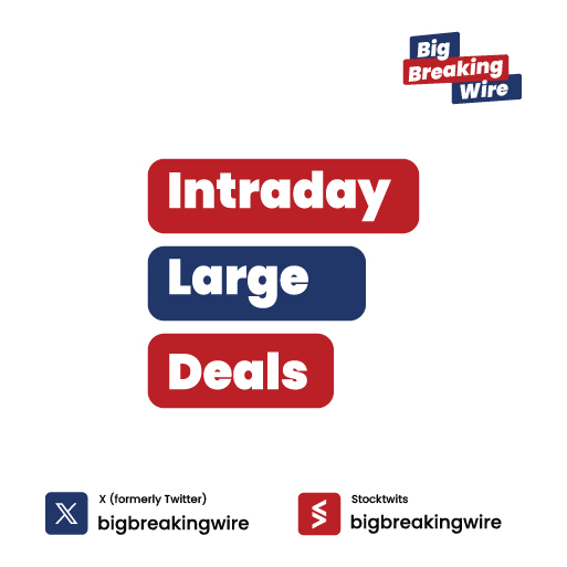 Intraday Large Deals