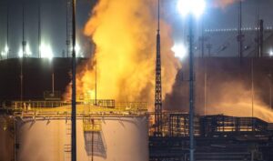 Fire Erupts at Russia's Novatek Terminal: No Casualties Reported in Ust-Luga Port Incident