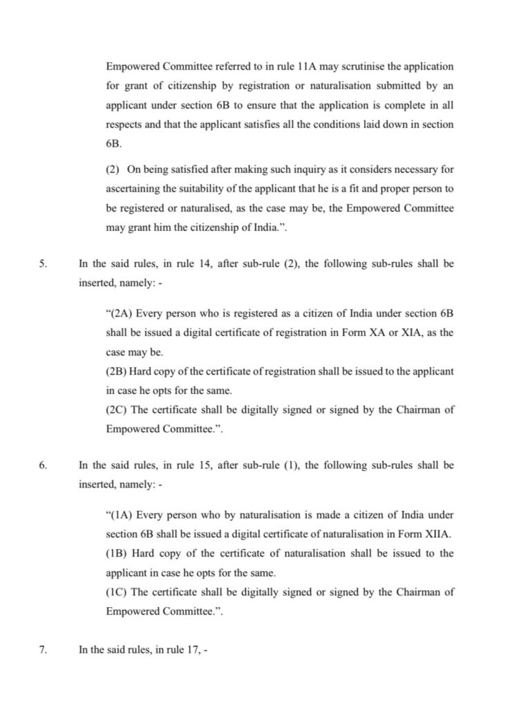 India Implements Citizenship Amendment Act (CAA) as Central Government Officially Notifies Commencement