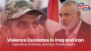 Violence Escalates in Iraq and Iran: Explosions, Airstrikes, and High-Profile Deaths