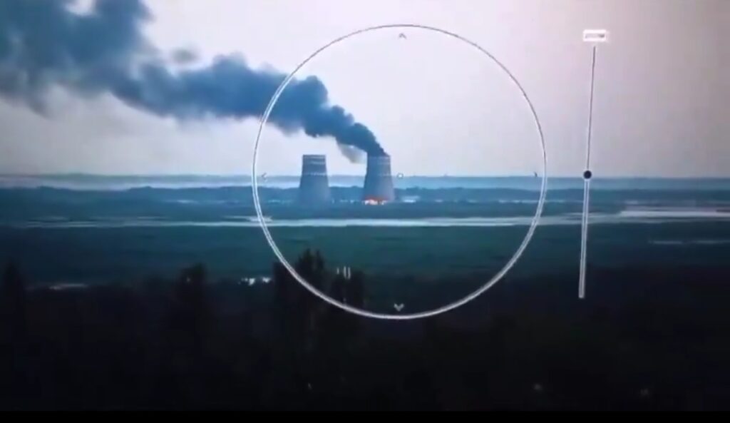 Zelensky Accuses Russia of Setting Zaporizhzhia Nuclear Plant on Fire Amid Ongoing Tensions