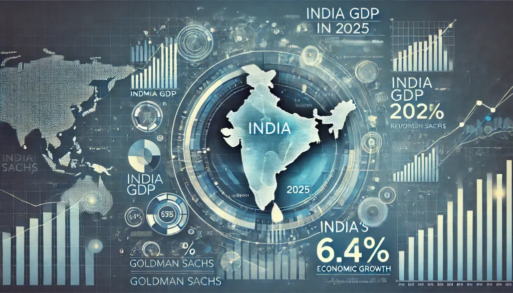 Goldman Sachs Lowers India's 2025 GDP Growth Forecast to 6.4% Amid Government Spending Cuts