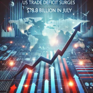 US Trade Deficit Surges to $78.8 Billion in July as Imports Outpace Exports