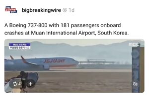 South Korea’s Jeju Air Jet Returns Safely After Landing Gear Malfunction on Monday, Following Deadly Crash on Sunday