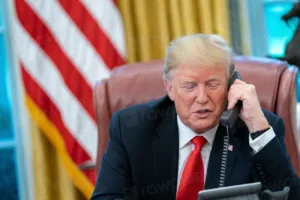 President Trump Speaks with the Bahamian