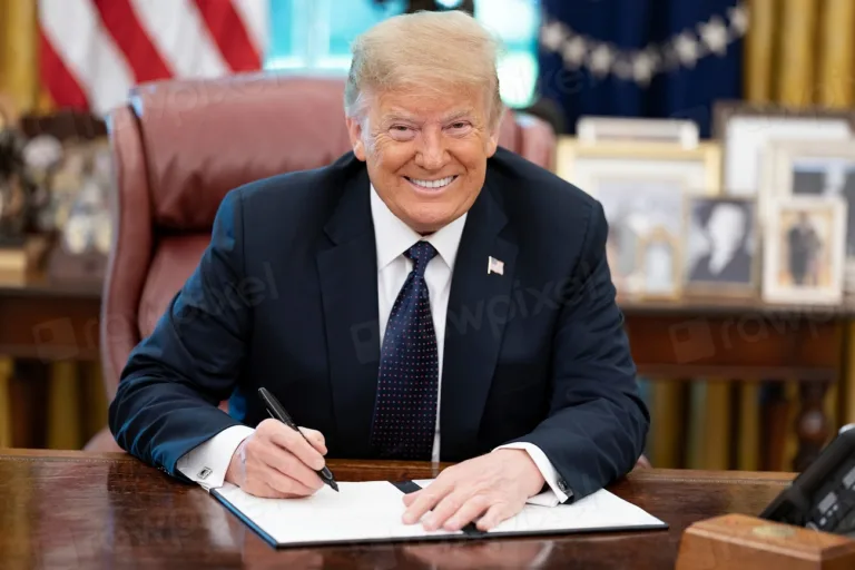 President Trump Signs a Presidential