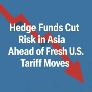 Hedge Funds Cut Risk in Asia Ahead of Fresh U.S. Tariff Moves