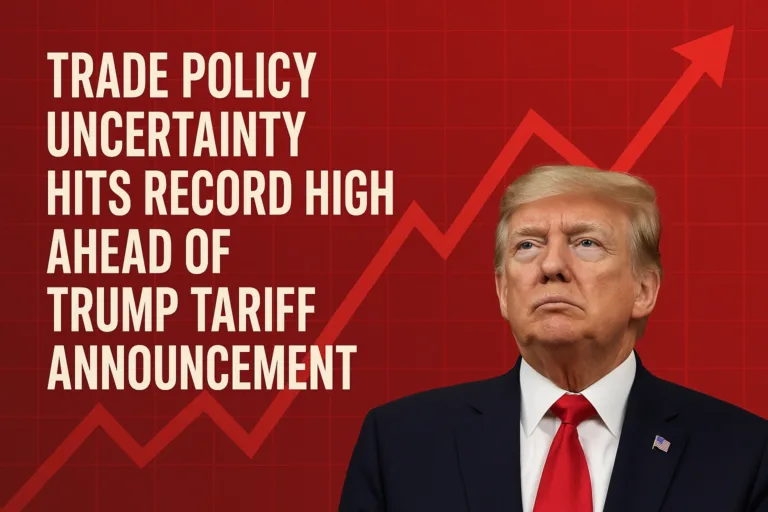 Trade Policy Uncertainty Hits Record High Ahead of Donald Trump’s New Tariff Announcement