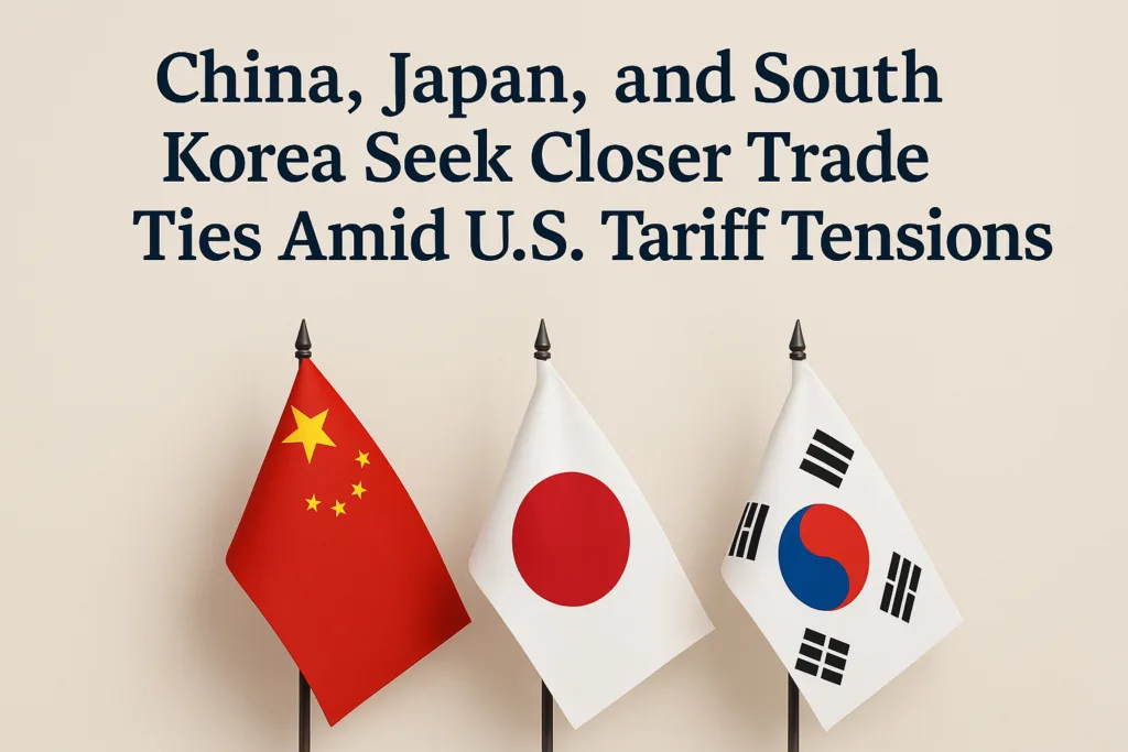 China, Japan, and South Korea Seek Closer Trade Ties Amid U.S. Tariff Tensions
