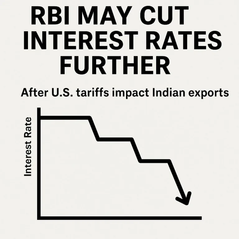 RBI May Cut Interest Rates Further After U.S. Tariffs Hit Indian Exports