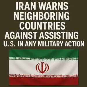 Iran Warns Neighboring Countries Against Assisting U.S. in Any Military Action