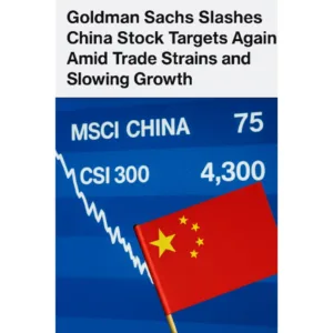 Goldman Sachs Slashes China Stock Targets Again Amid Trade Strains and Slowing Growth