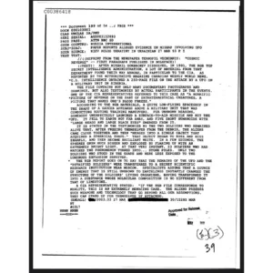 CIA Document Claims UFO Turned Soviet Soldiers to Stone