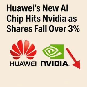 Huawei’s New AI Chip Hits Nvidia as Shares Fall Over 3%