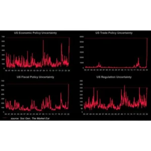 U.S. Policy Uncertainty Hits Record Highs in 2025