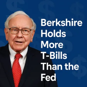 Warren Buffett’s Berkshire Hathaway Now Holds More T-Bills Than the US Fed