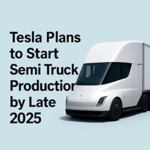 Tesla Plans to Start Semi Truck Production by Late 2025