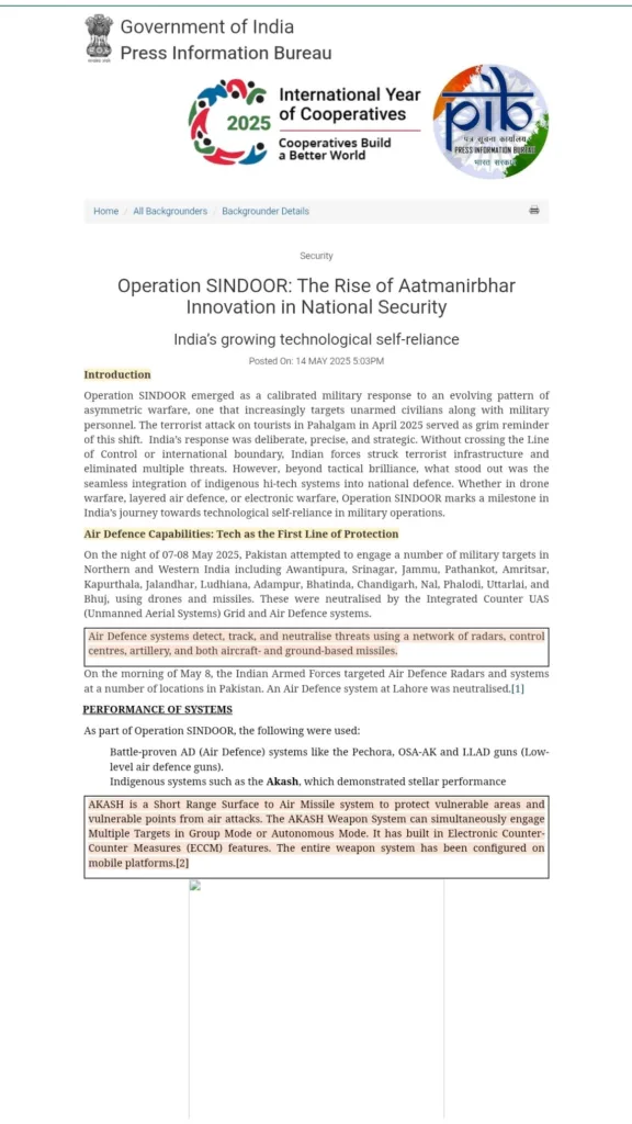 Indian Air Force Successfully Executes Operation Sindoor in 23 Minutes