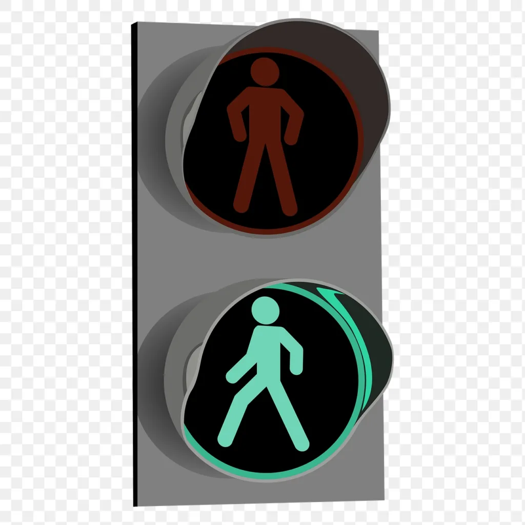 PNG Traffic light pedestrians, design