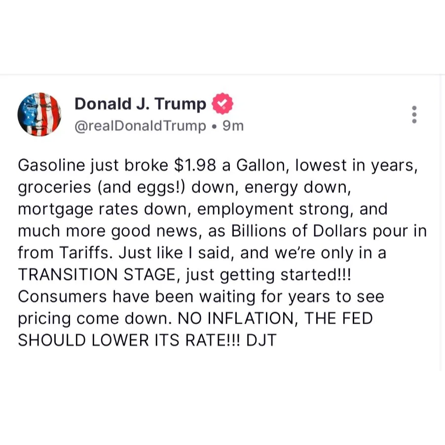 Trump Says Fed Should Cut Rates Again Ahead of Key Decision