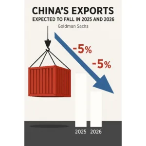China’s Exports Expected to Fall in 2025 and 2026: Goldman Sachs Report