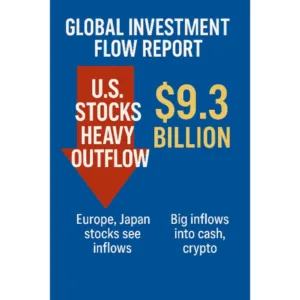 Global Investment Flow Report: U.S. Stocks See Heavy Outflows, Cash and Crypto See Strong Inflows
