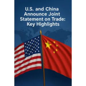 U.S. and China Announce Joint Statement on Trade: Key Highlights