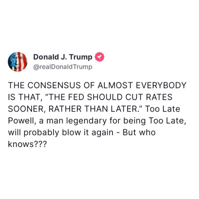 Donald J. Trump on Federal Reserve Interest Rates Donald J. Trump on Federal Reserve Interest Rates