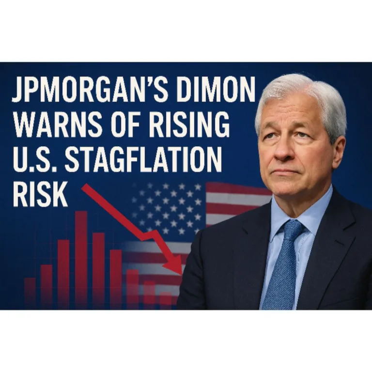 JPMorgan’s Jamie Dimon Warns of Stagflation Risk in the U.S.
