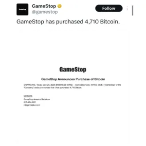 GameStop Invests Over $500 Million in Bitcoin Amid Business Shift