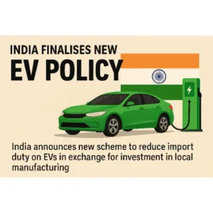 India Finalises New EV Policy – Big Boost for Electric Car Industry