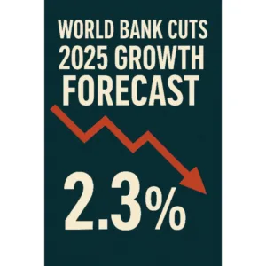 Global Economy Faces Sharp Slowdown in 2025, Warns World Bank