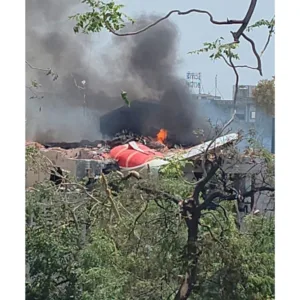 Air India Flight AI171 Crashes Near Ahmedabad Airport Shortly After Takeoff