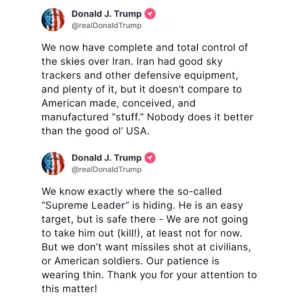 Donald Trump Issues Strong Warning to Iran Amid Rising Tensions