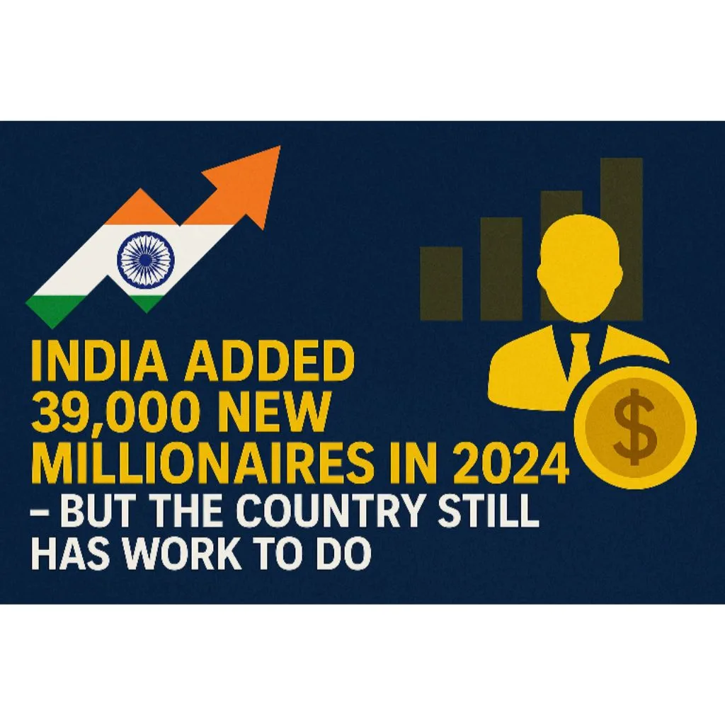 India Added 39,000 New Millionaires in 2024 – But the Country Still Has Work to Do