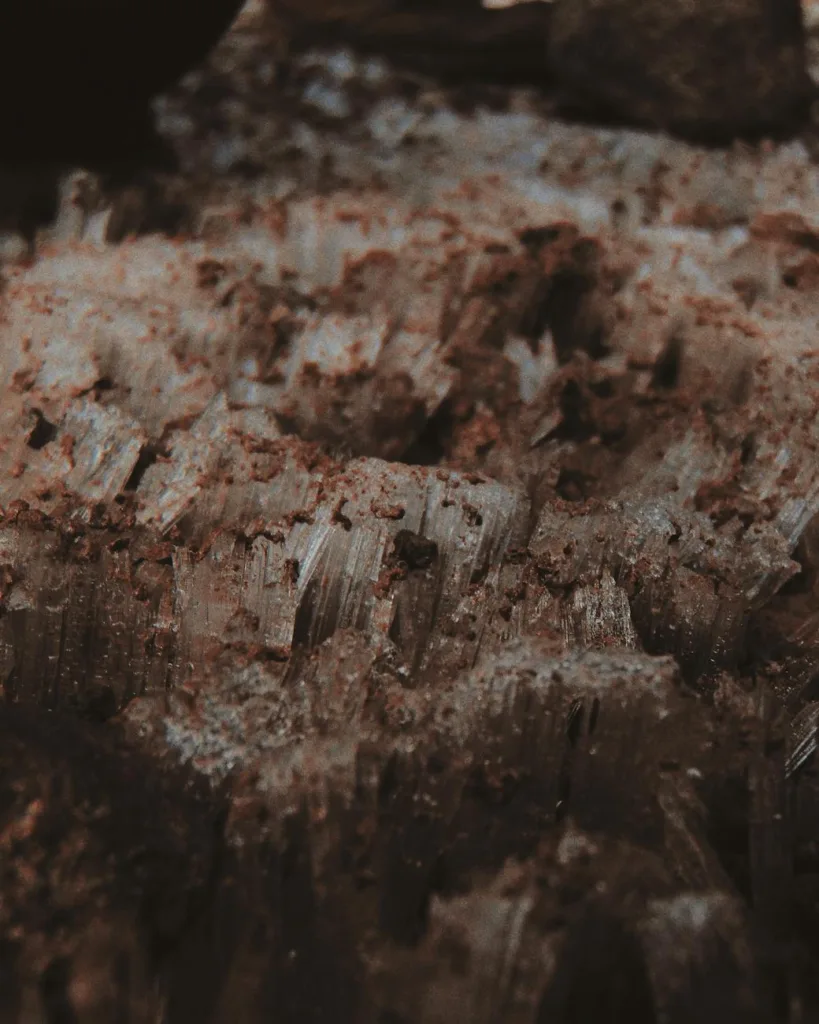 brown geode stone