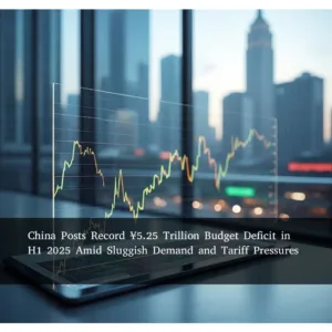 China’s Budget Deficit Hits Record High in First Half of 2025