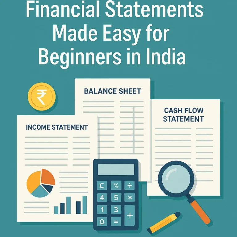 a calculator and papers with numbers and coins