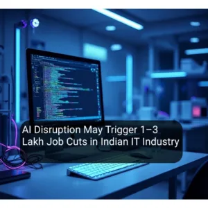 Indian IT Industry May Face 1–3 Lakh Job Cuts Due to AI Shift