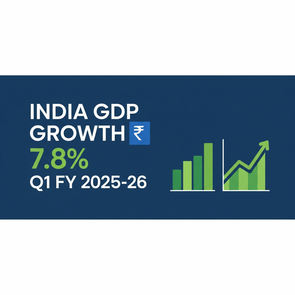 India’s GDP Growth Soars to 7.8% in Q1 FY 2025-26: Detailed Report 