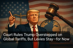 US Appeals Court Rules Trump’s Tariff Move Exceeded Authority