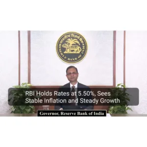 RBI Keeps Interest Rate Unchanged at 5.50% – August 2025 Policy Update