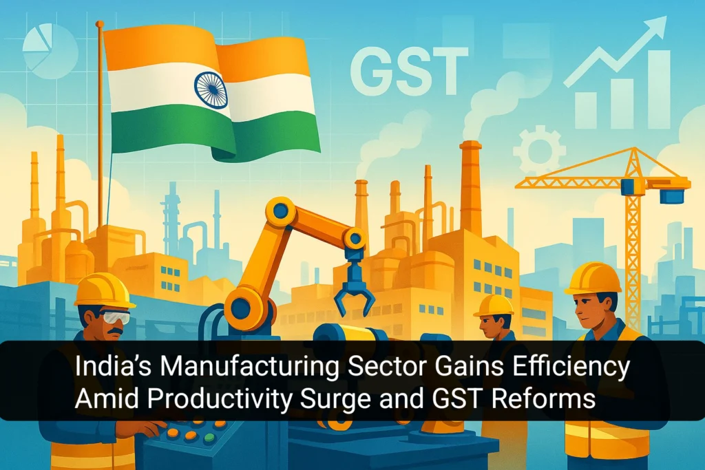 India’s Manufacturing Sector Gains Efficiency Amid Productivity Surge and GST Reforms