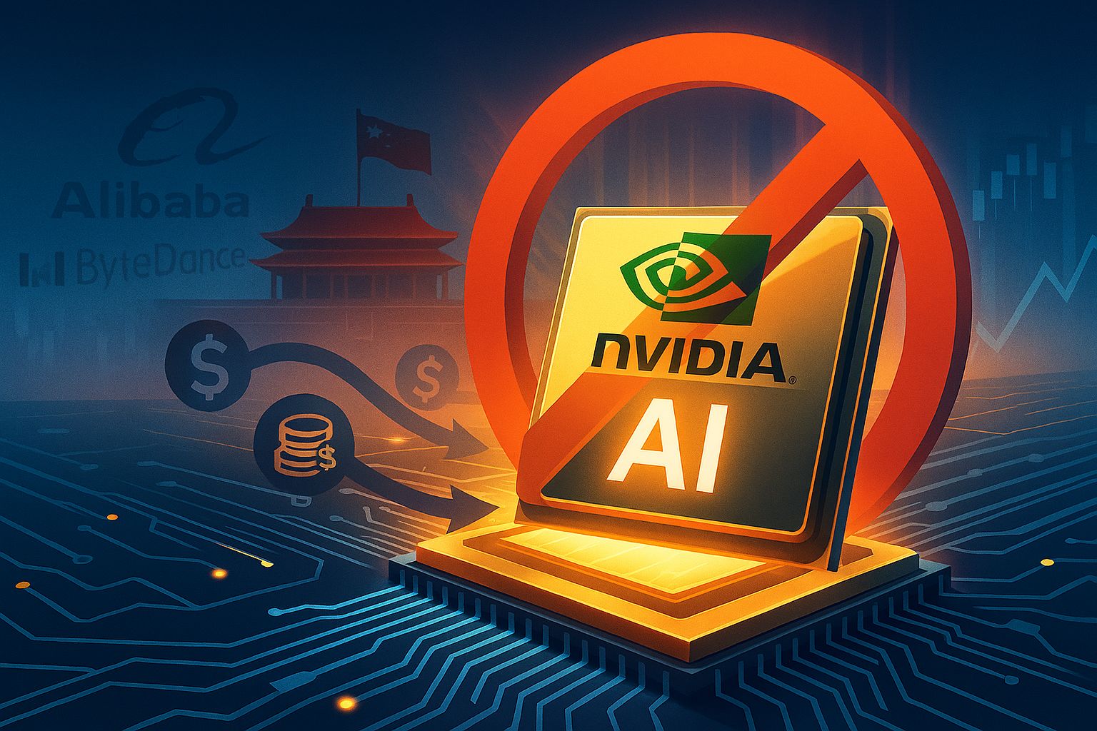 China Orders Top Tech Firms to Stop Buying Nvidia AI Chips 1 Your Pulse on Stocks, Finance, Markets & the Global Economy China Orders Top Tech Firms to Stop Buying Nvidia AI Chips