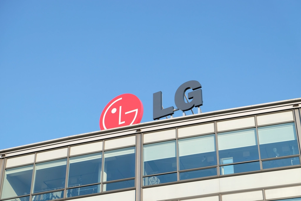 LG office sign, Amstelveen, Netherlands
