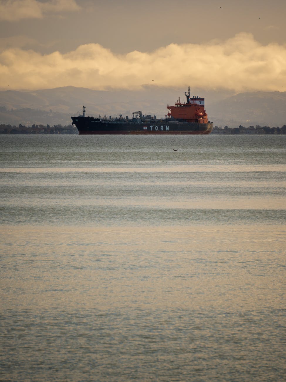 oil tanker on sea