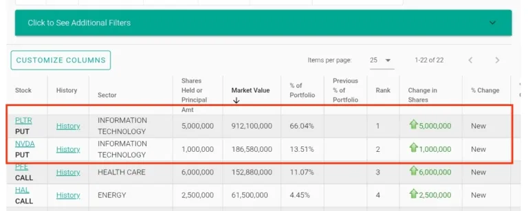Michael Burry Bets Against Palantir and Nvidia