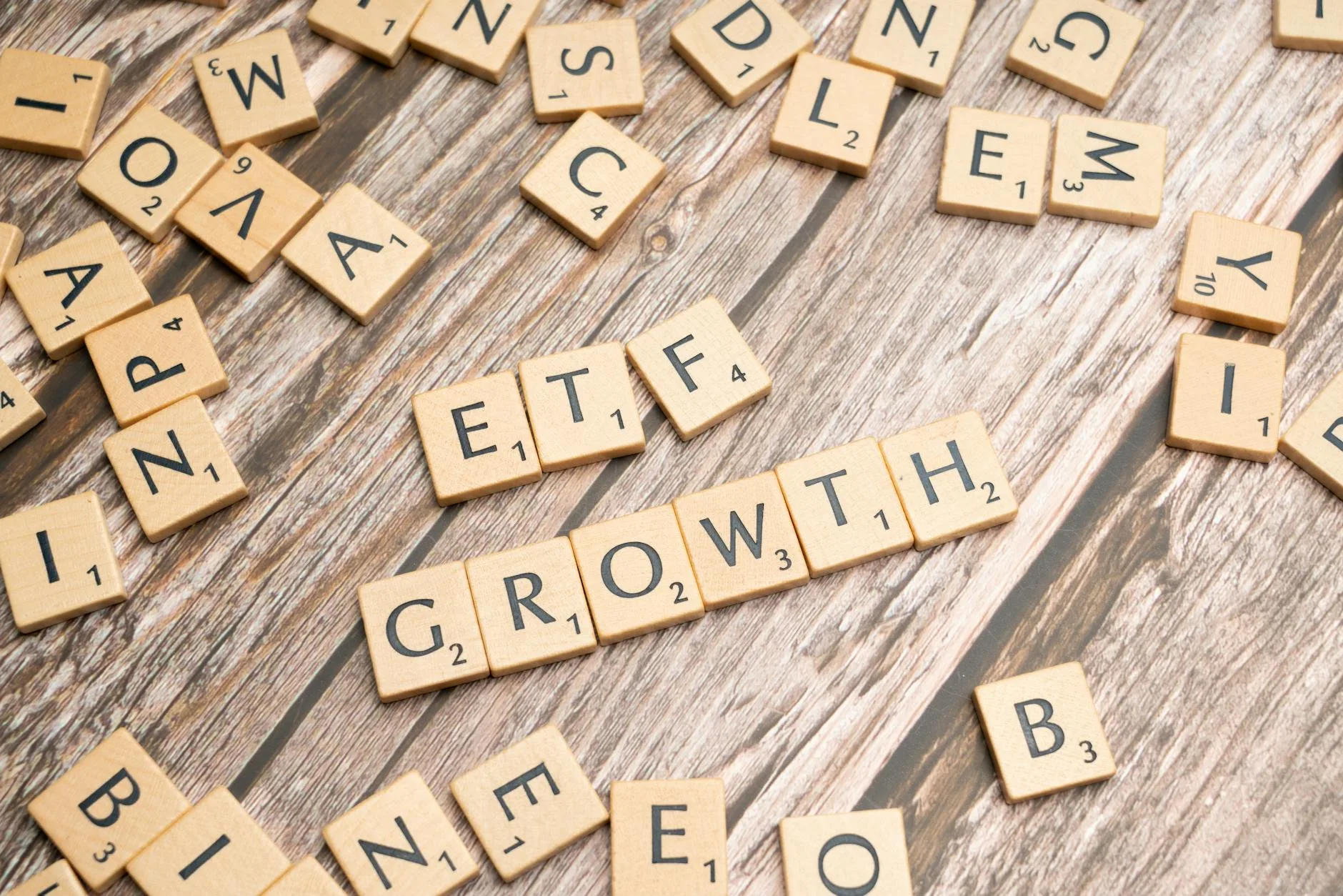 the word eft growth written on wooden blocks