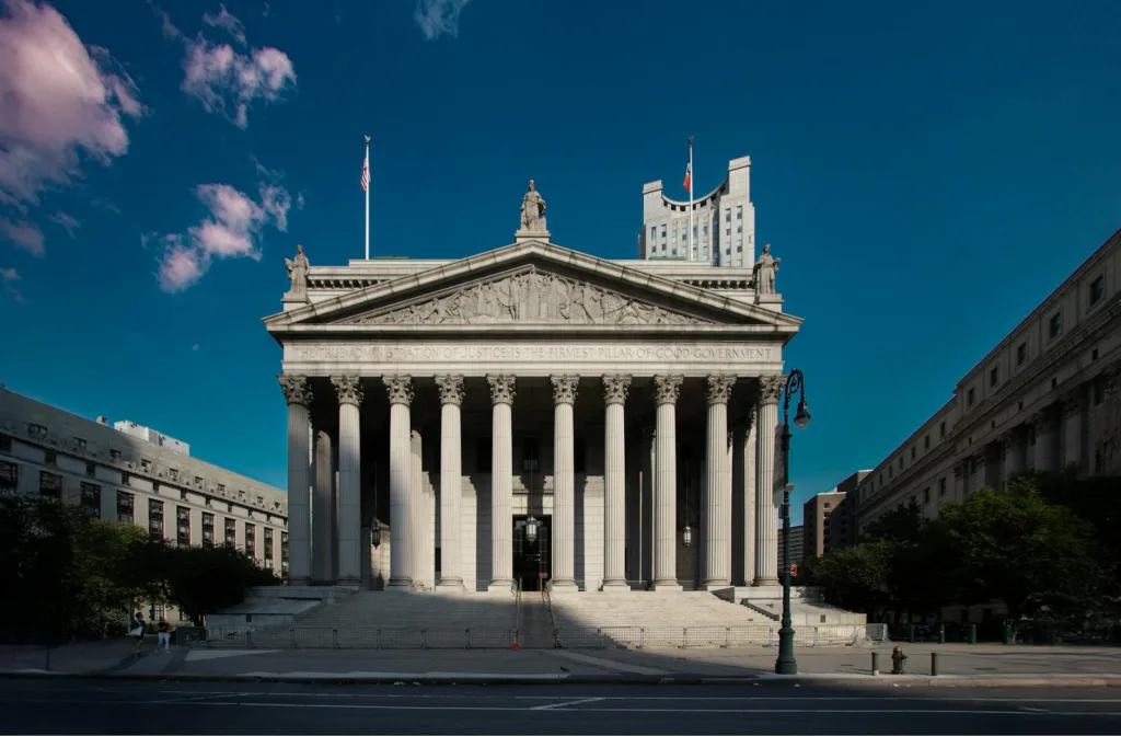 new york supreme court building exterior view