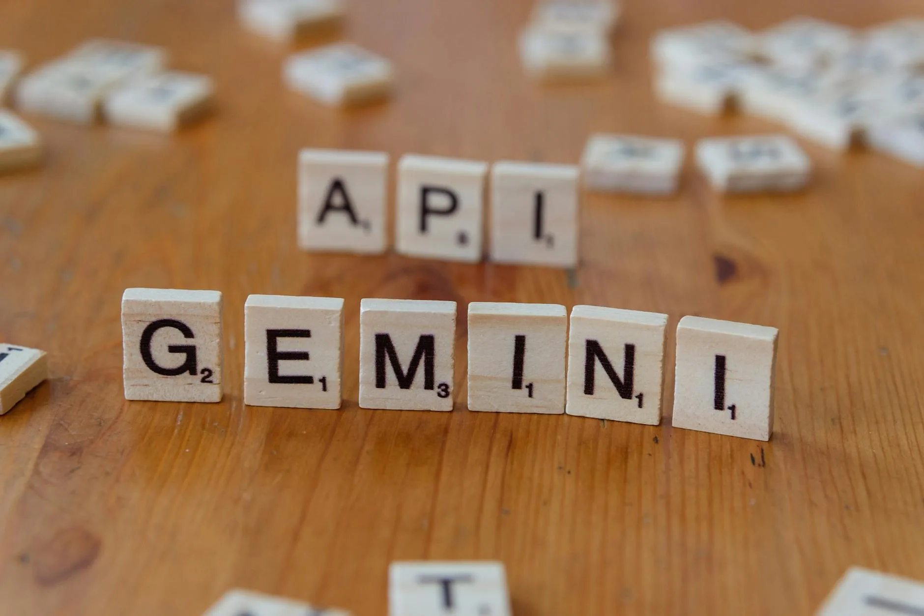 Nvidia Shares Slip as Meta Weighs Big Shift to Google TPUs 1 Your Pulse on Stocks, Finance, Markets & the Global Economy scrabble tiles displaying api and gemini